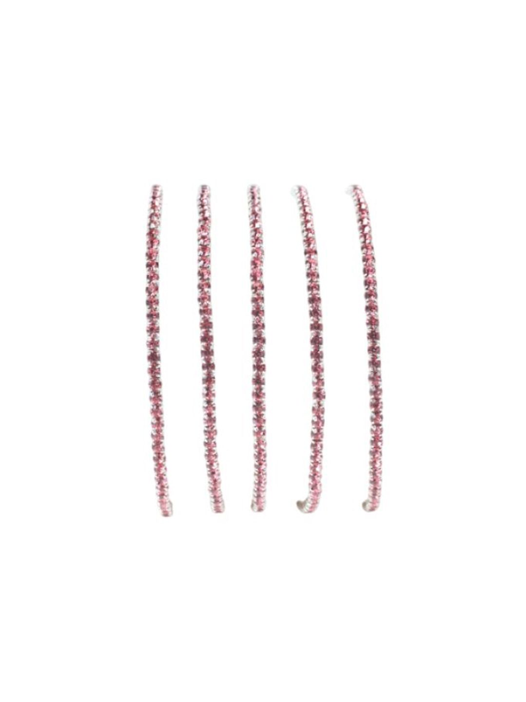 SALTY Pack of 2 Women Rich Mulberry Stretchable Bands - Set of 5