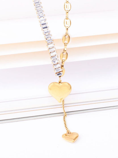 SALTY Artificial Stones Studded Necklace
