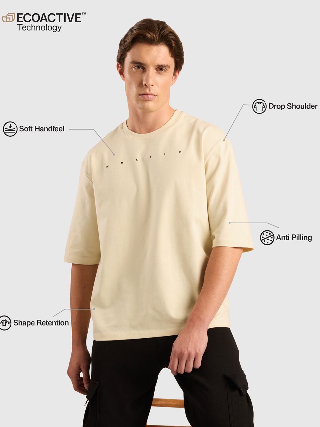 Men Graphic Printed Oversized T-shirt
