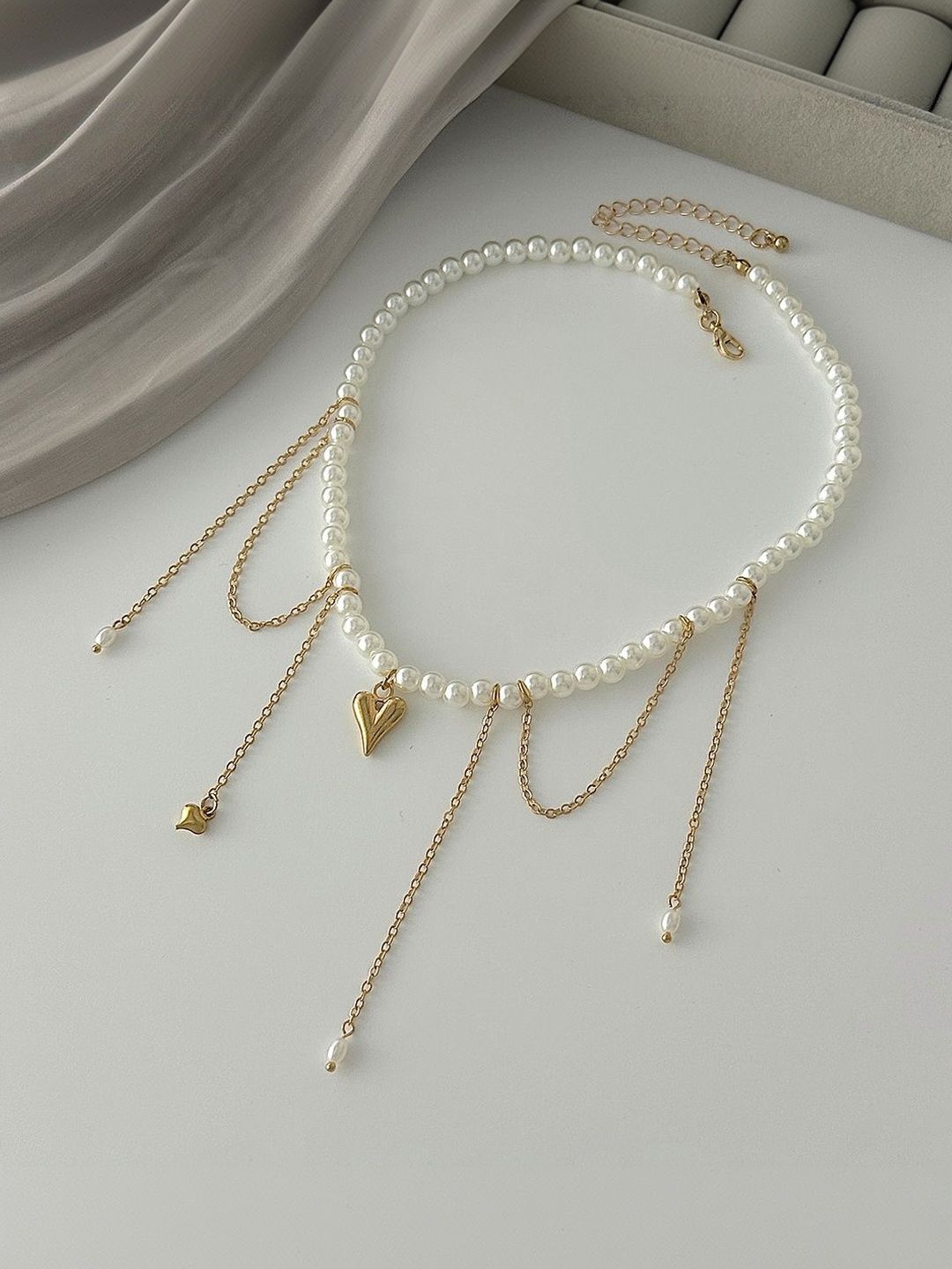 Gold-Plated Enamelled Necklace