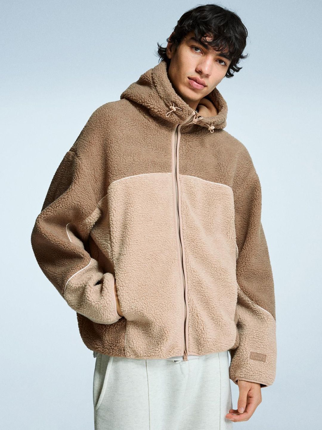 Faux shearling jacket