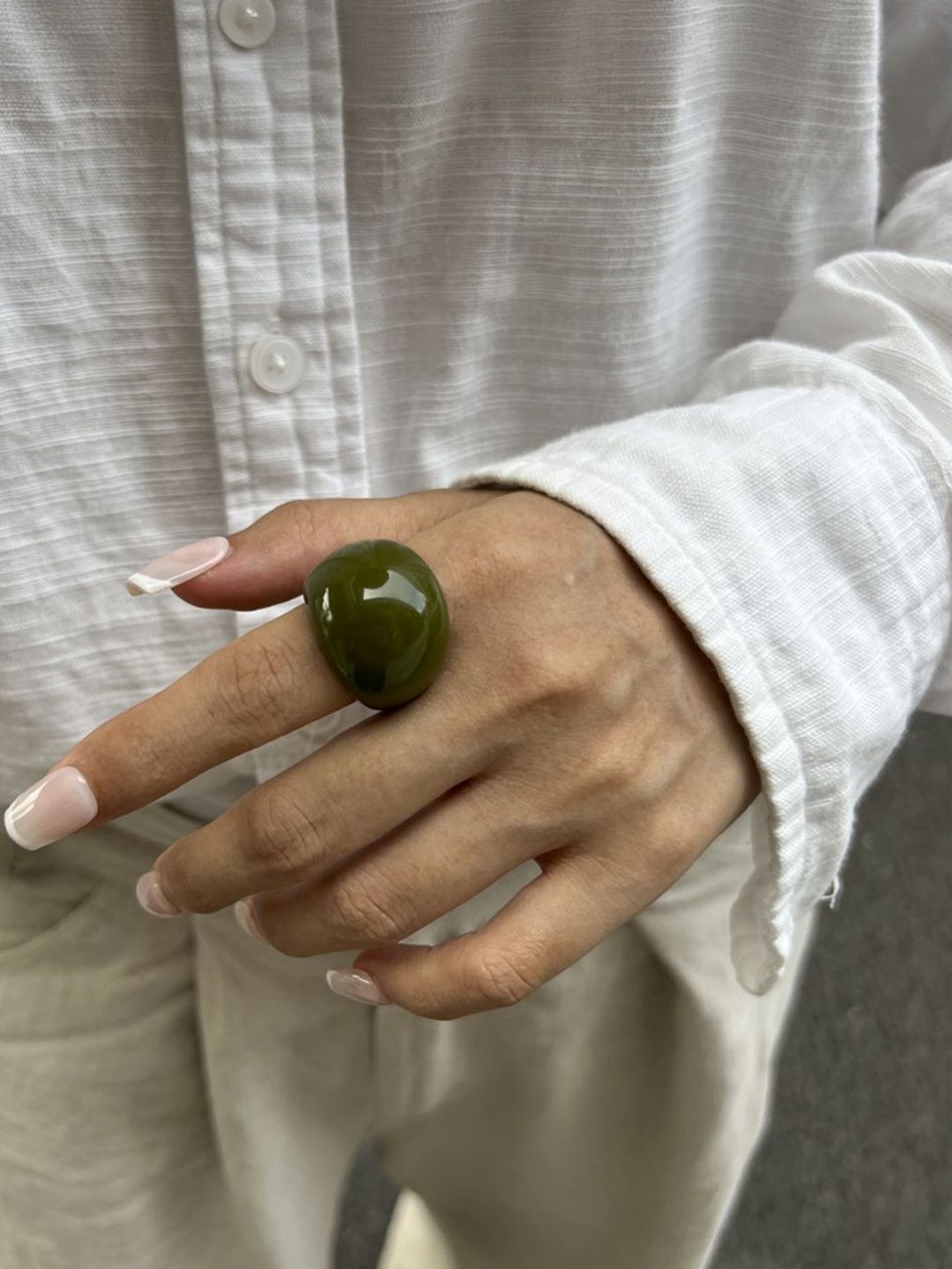 Women Resin Finger Ring