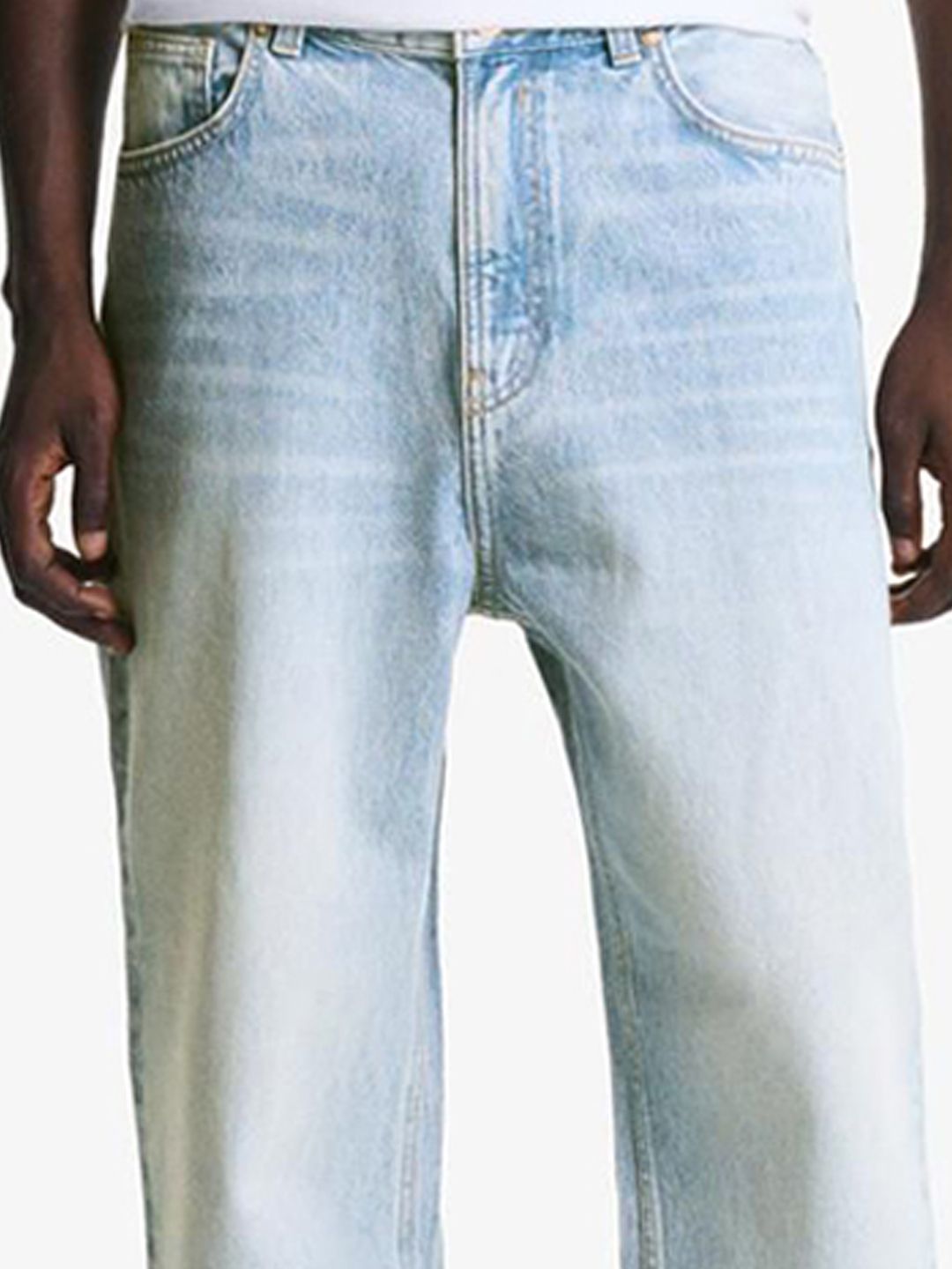 Men Tapered loose fit jeans