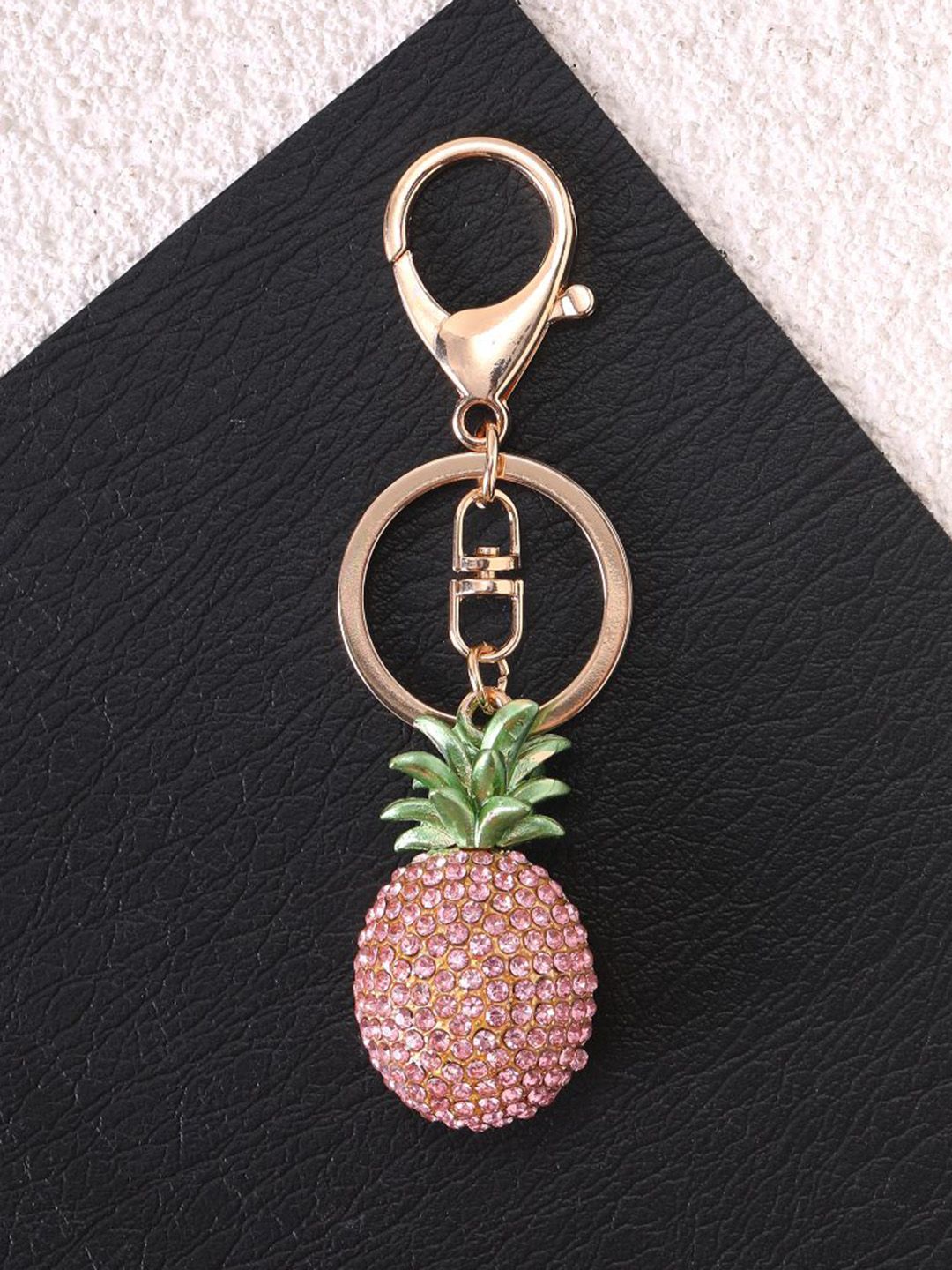 SALTY Pineapple Crystal Bag Charm