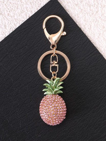 SALTY Pineapple Crystal Bag Charm
