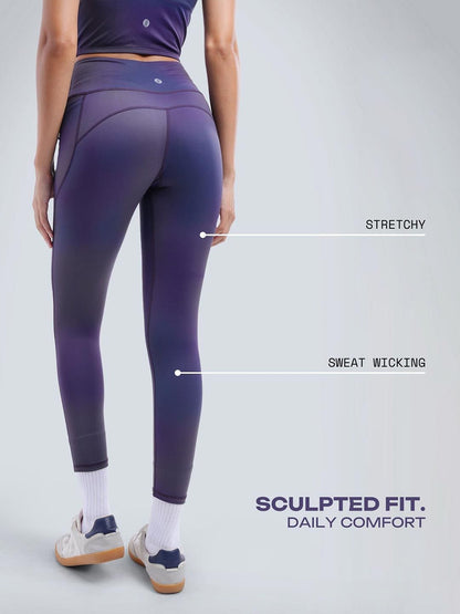 Midnight Gradient Women Sculpt Core Tights