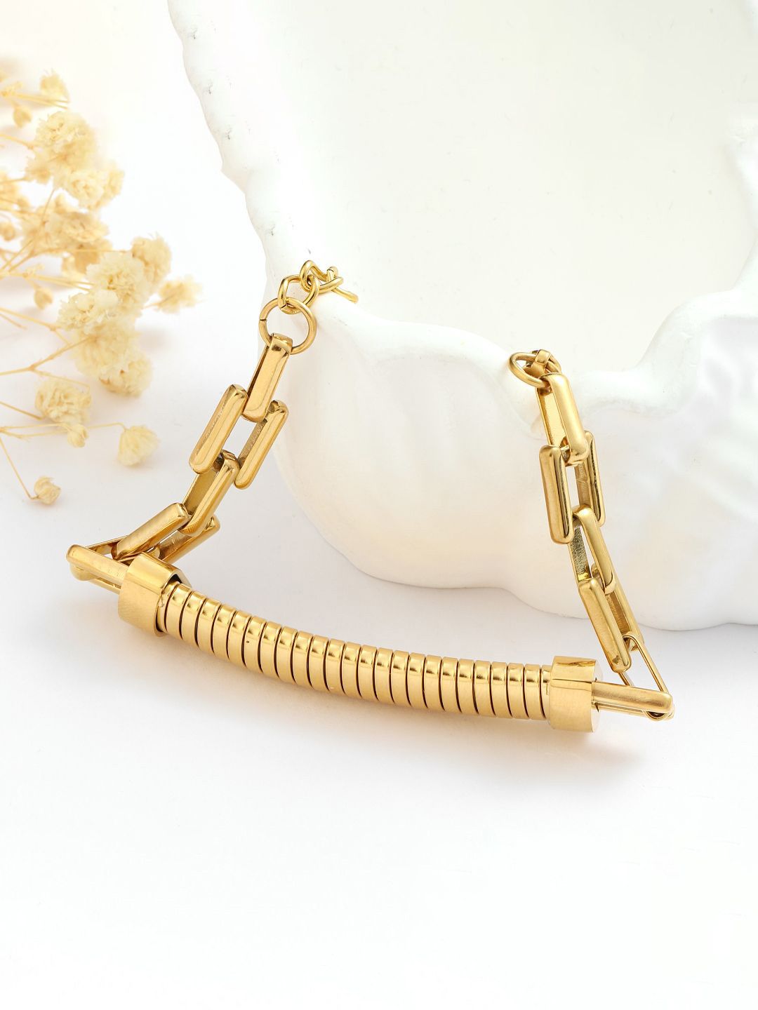 SALTY Stainless Steel HairPin Wraparound Bracelet