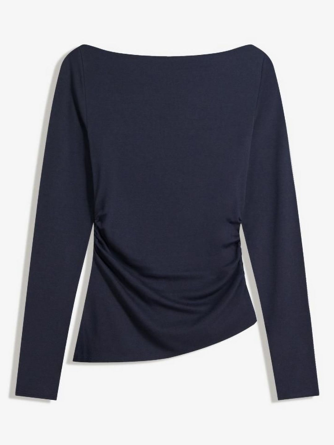 Long sleeve asymmetric T-shirt