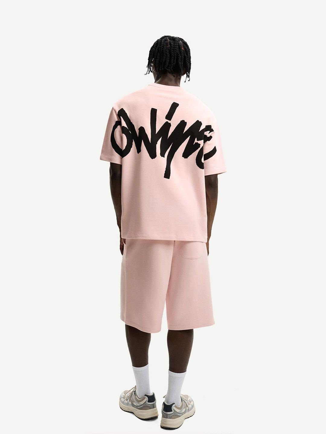 Printed short sleeve plush T-shirt