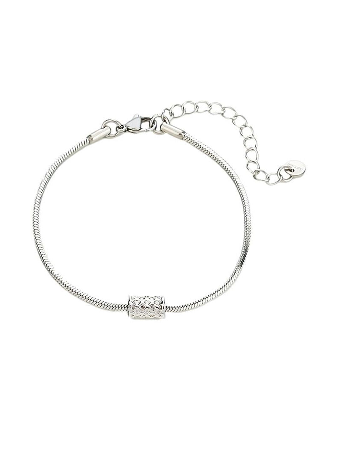 Men Silver-Plated Armlet Bracelet
