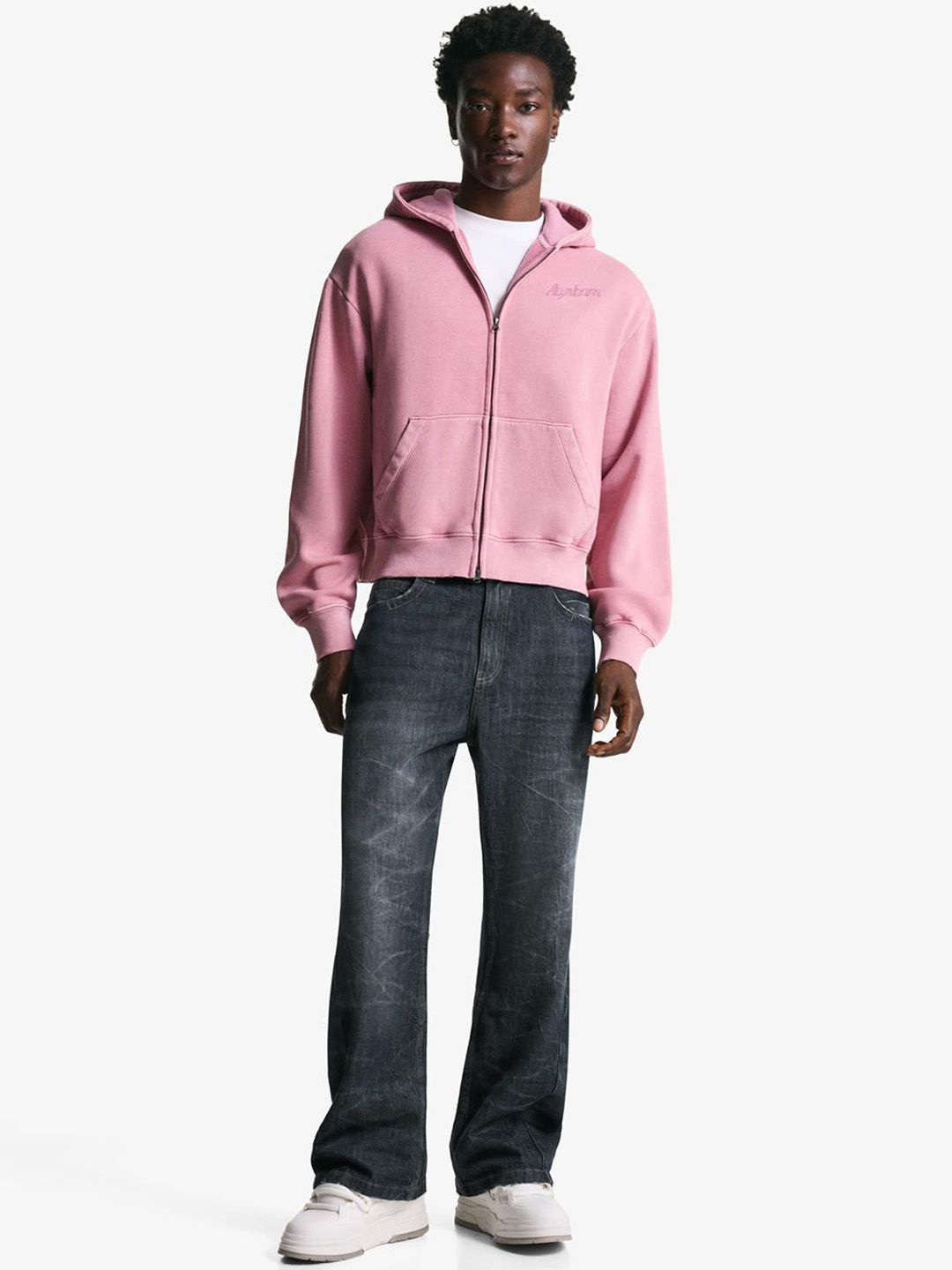 Men Low-Rise Cotton Baggy Jeans