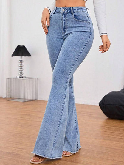 Women Bootilicious Bootcut High-Rise Stretchable Cotton Jeans