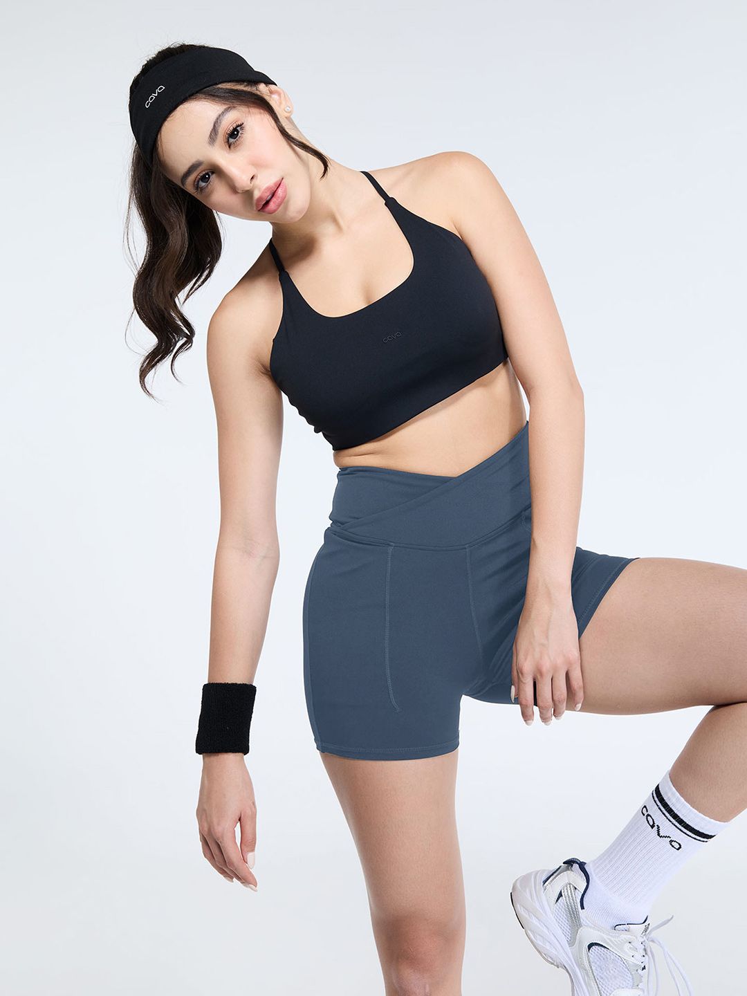 Blue Hourglass Booty Shorts