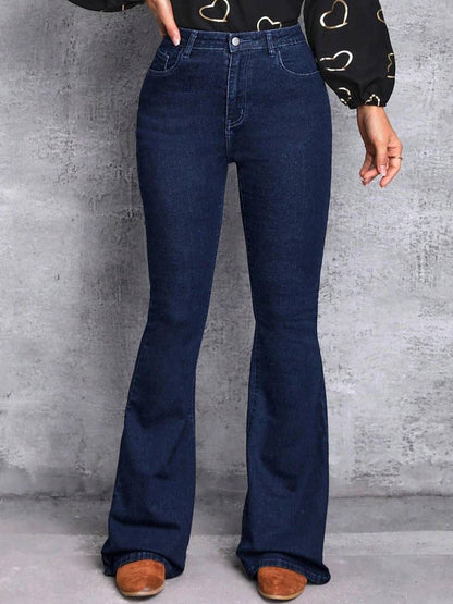 Women Jean Bootcut High-Rise Light Fade Stretchable Jeans