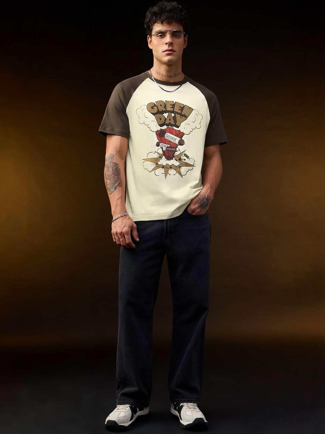 Men Printed Pure Cotton T-shirt