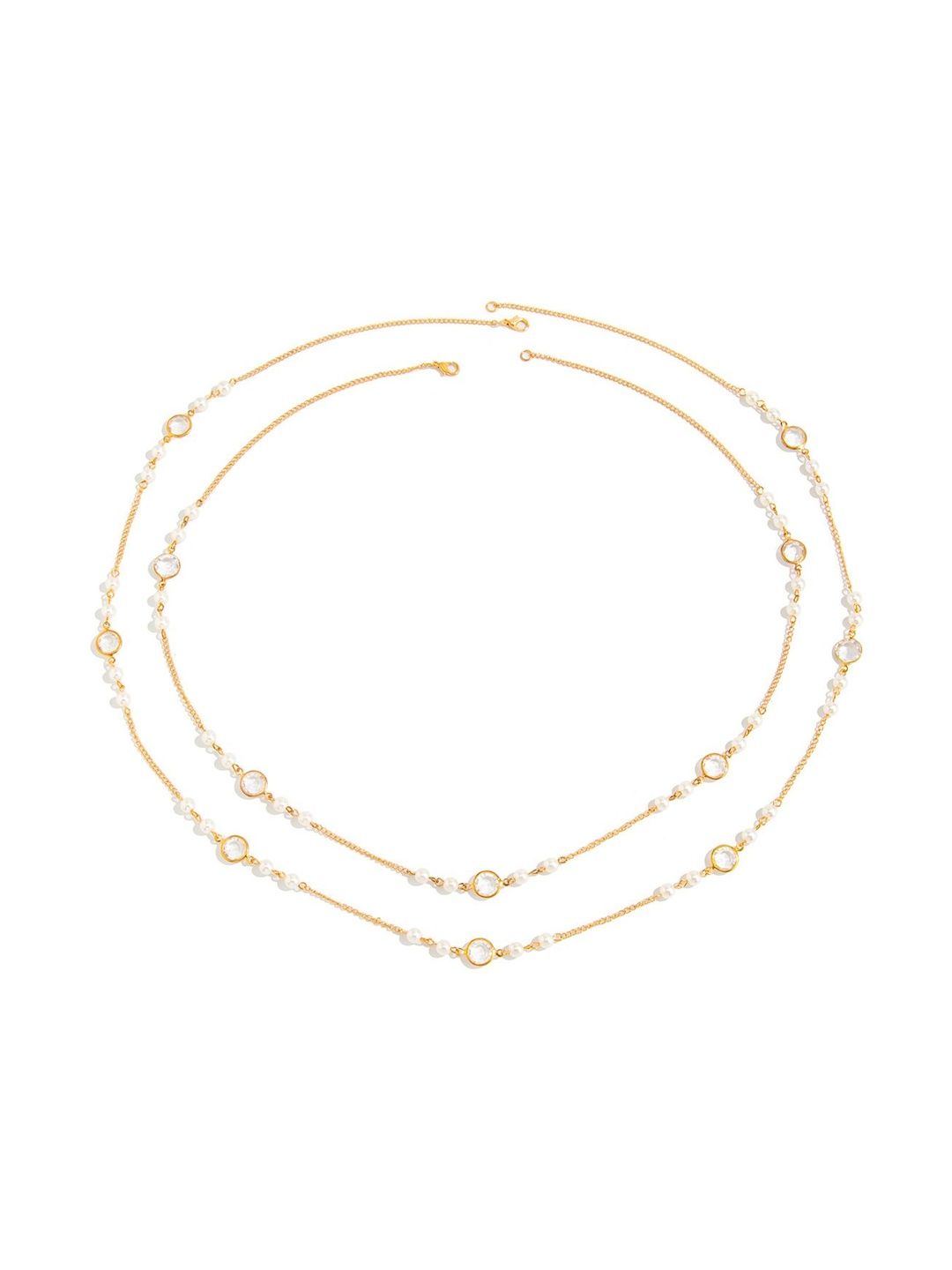 Gold-Plated Enamelled Necklace