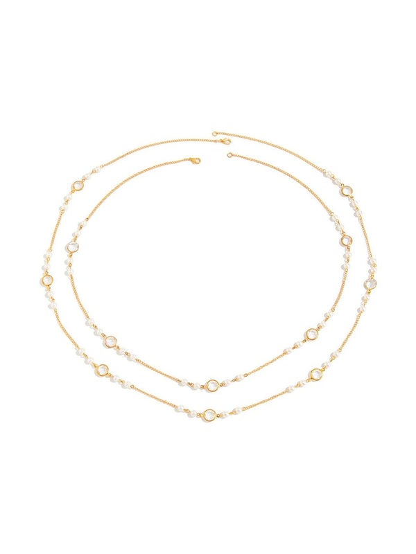 Gold-Plated Enamelled Necklace