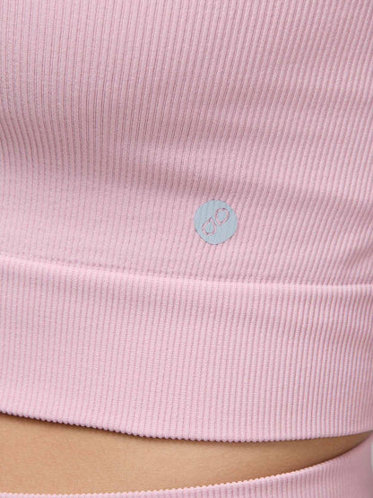 Pink Pulse Cropped T-Shirt