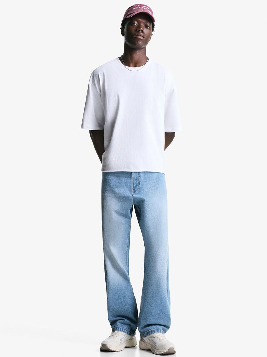 Pure Cotton Baggy Jeans