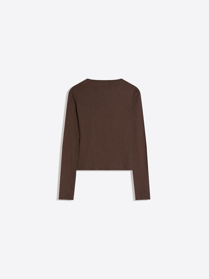 Long sleeve studded T-shirt
