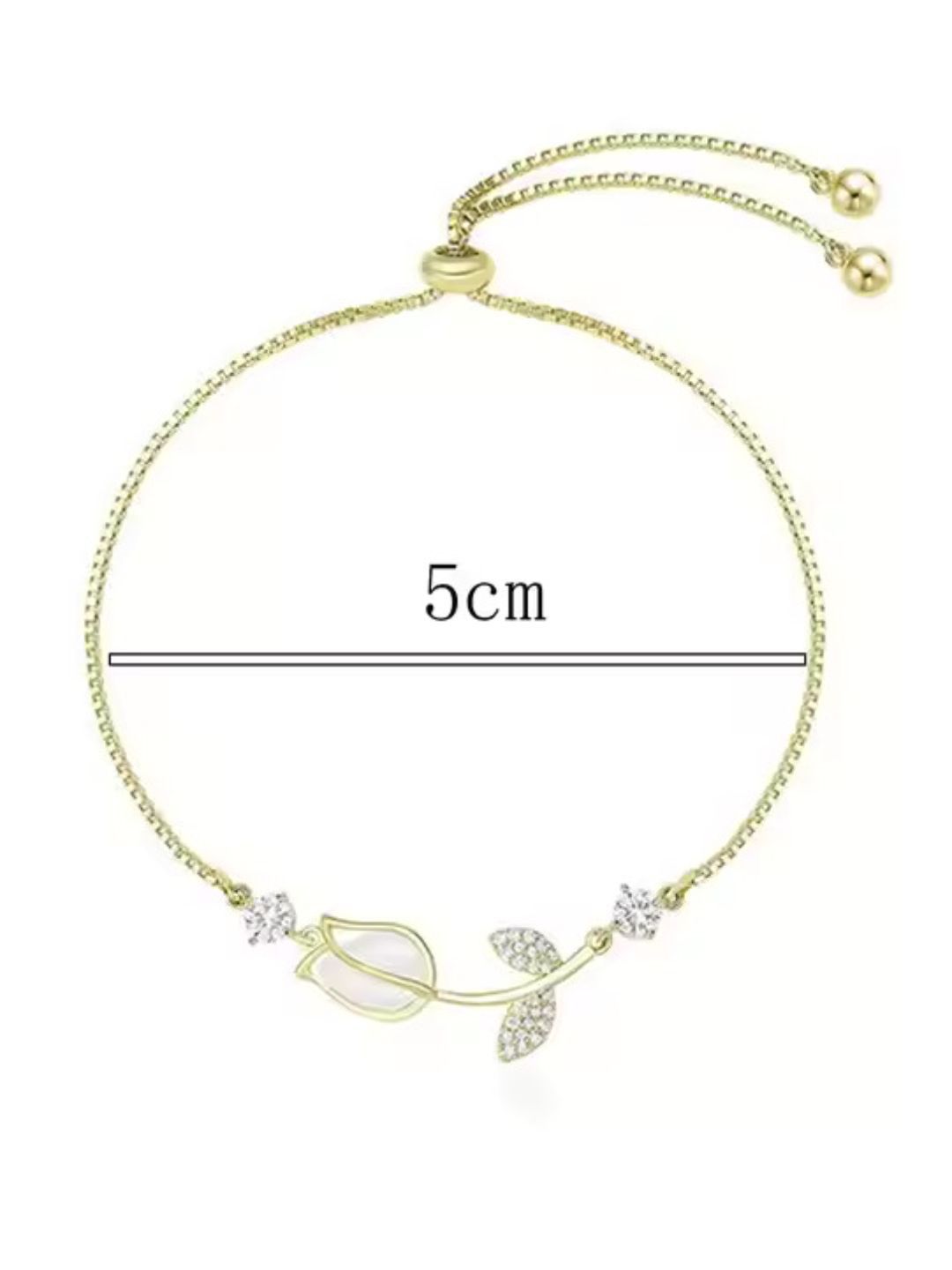 SALTY Women Stainless Steel Stone Studded Wraparound Bracelet