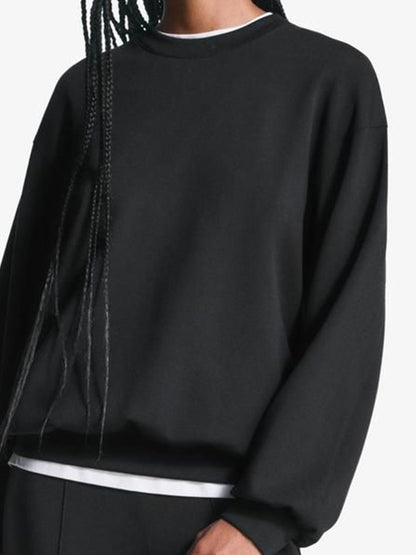 Oversize soft modal blend sweatshirt