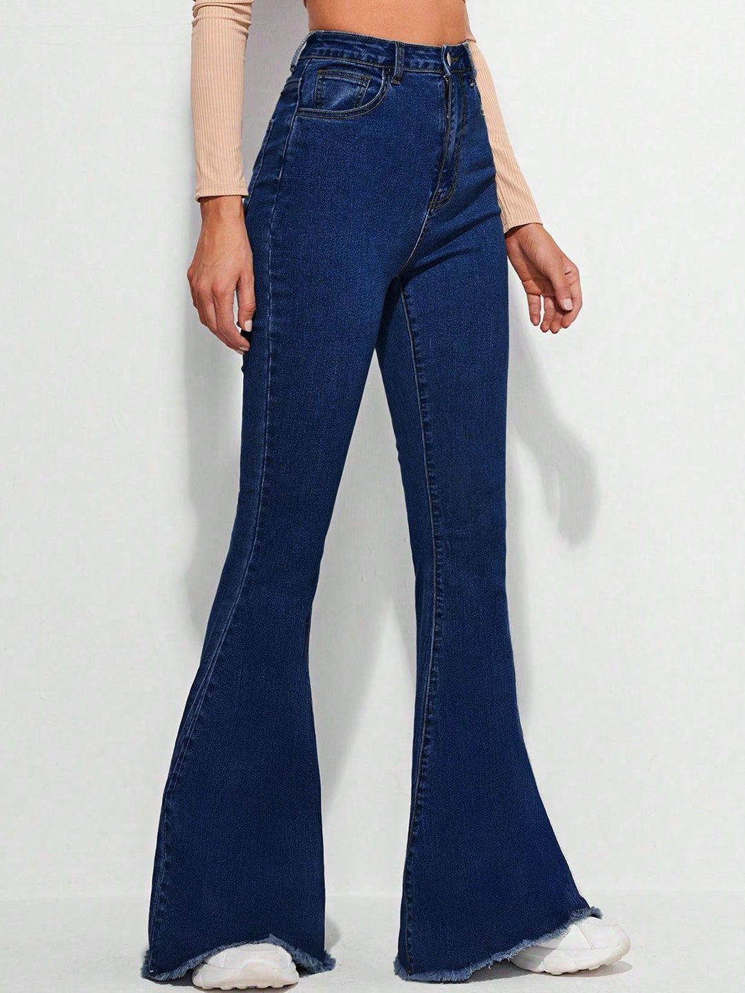 Women Bootcut High-Rise Stretchable Jeans