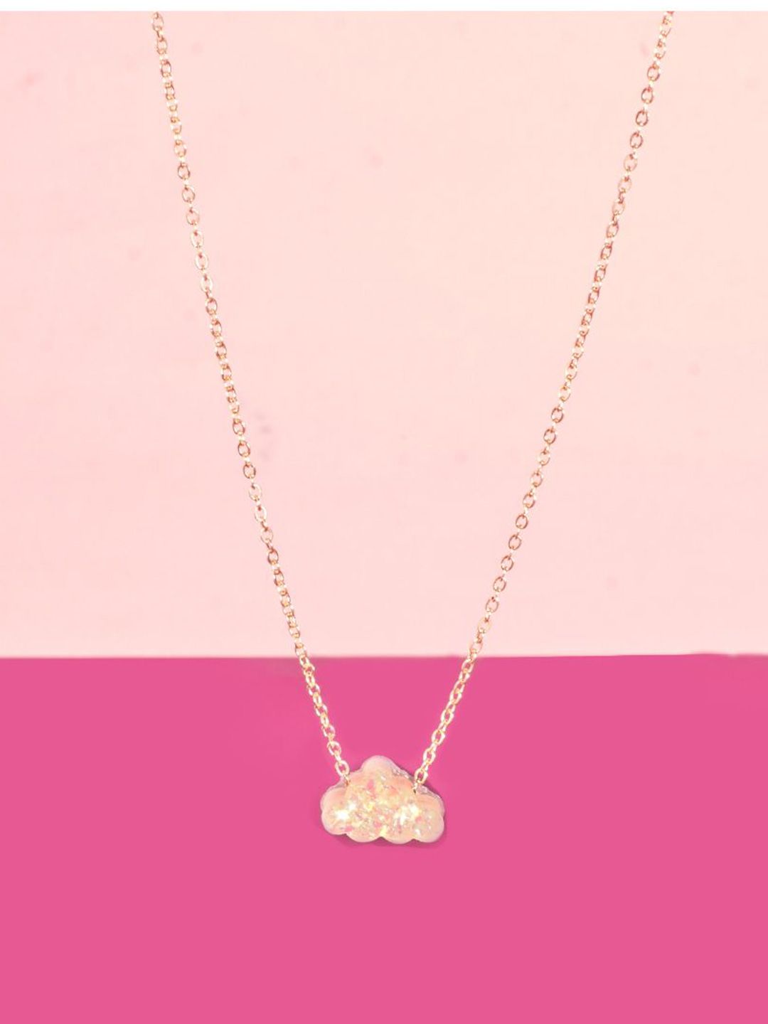 SALTY Dreamy Cloud Pendant Minimal Necklace