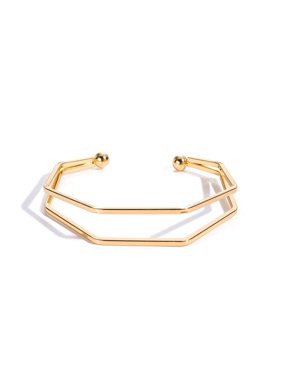 Gold-Plated Cuff Bracelet