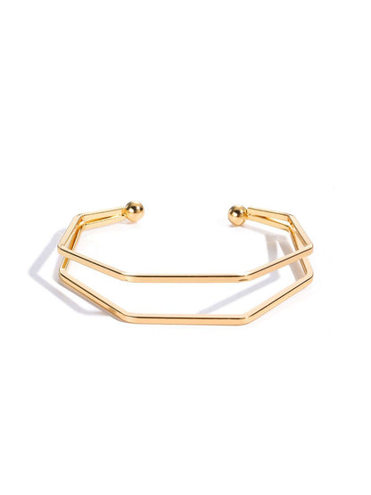 Gold-Plated Cuff Bracelet
