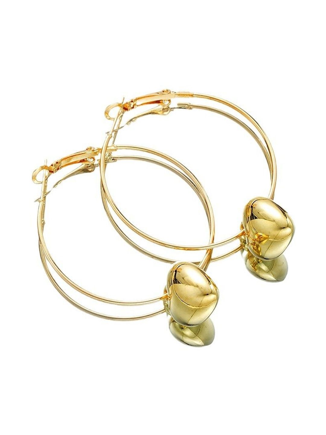 Geometric Half Hoop Earrings