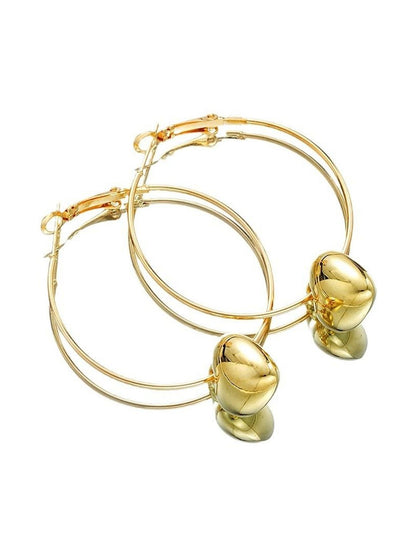 Geometric Half Hoop Earrings