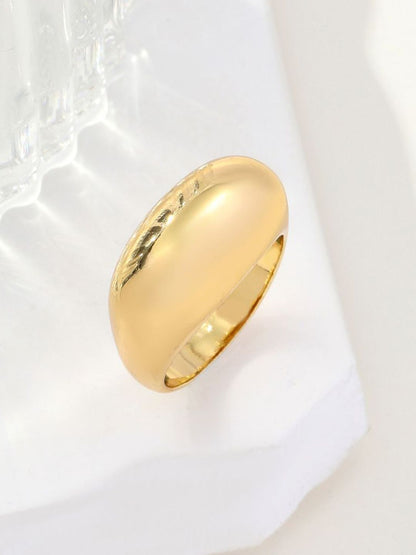 SALTY Golden Plated Stackable Rings For Women & Girls Stylish Adjustable Finger Ring