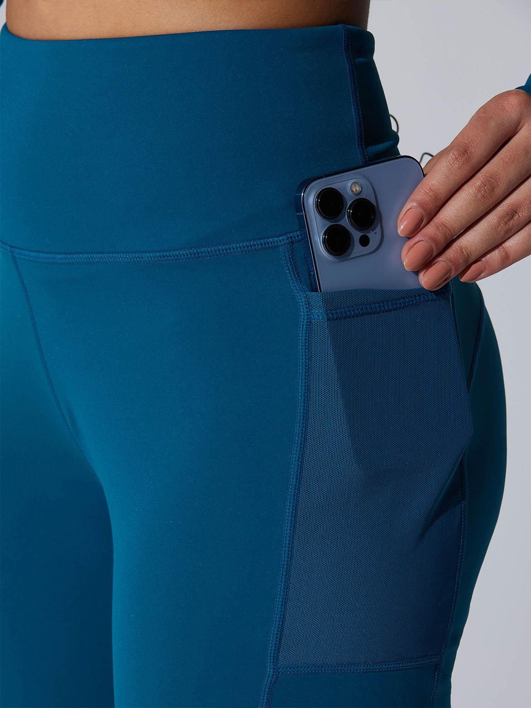 Blue All-Day Flex Flare Pants
