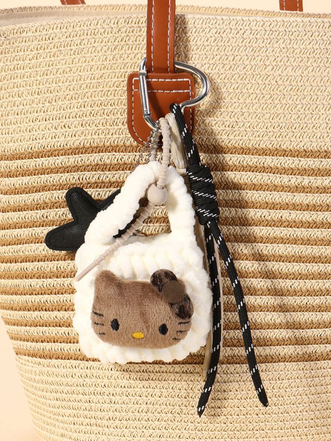 SALTY Hello Kitty Crochet Bag Charm