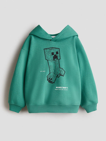 Print-Motif Hoodie