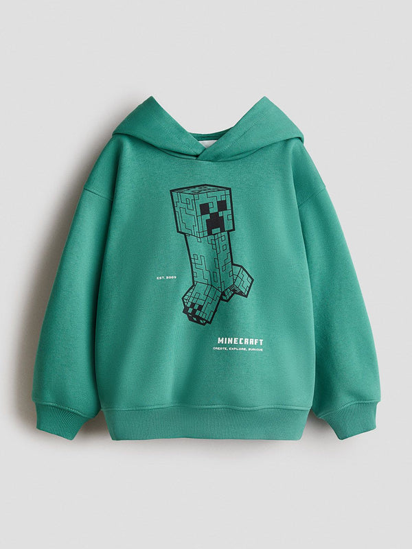 Print-Motif Hoodie