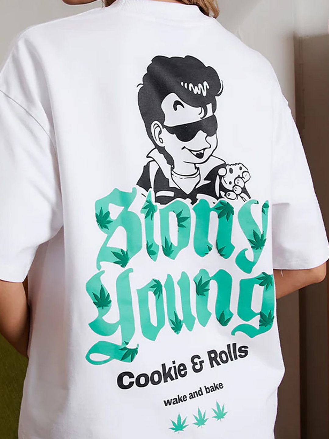 Stony Young Graphic Oversized T-shirt