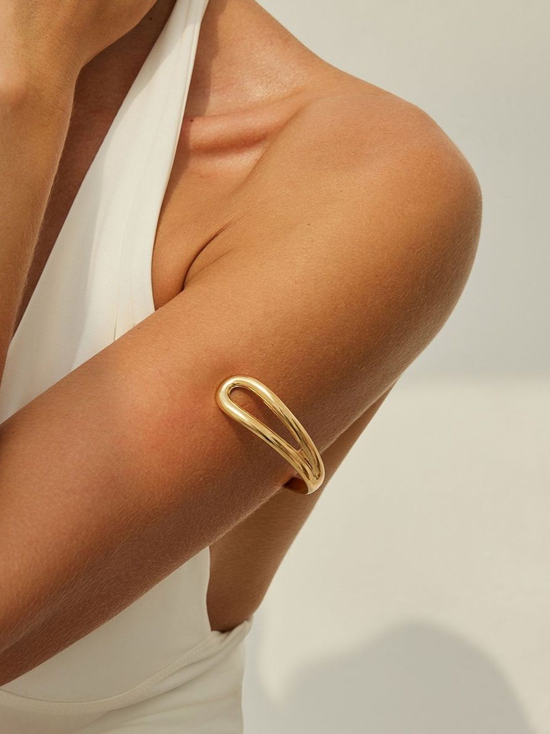 Women Gold-Plated Cuff Bracelet