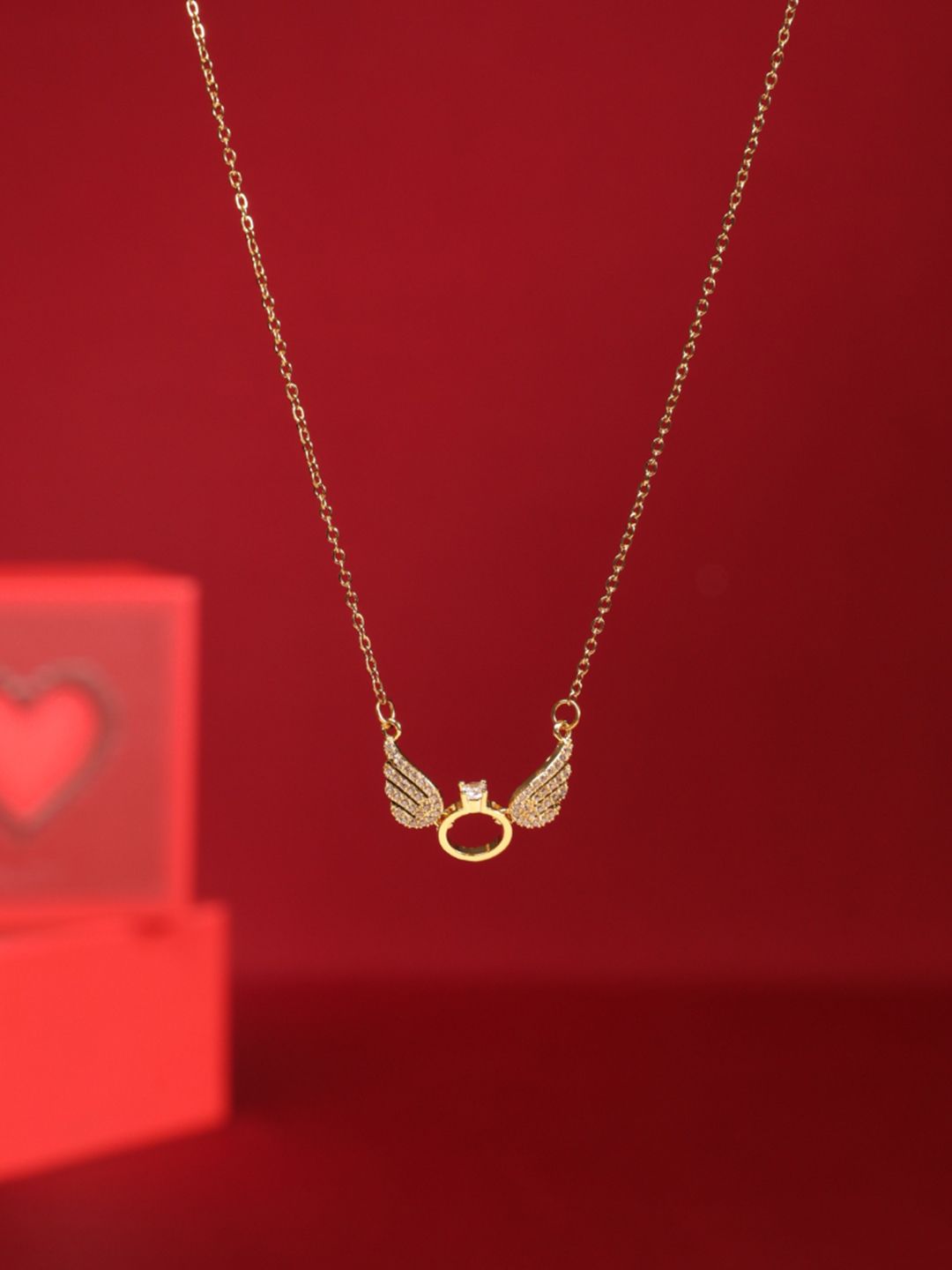 SALTY Women Angel Wings Necklace