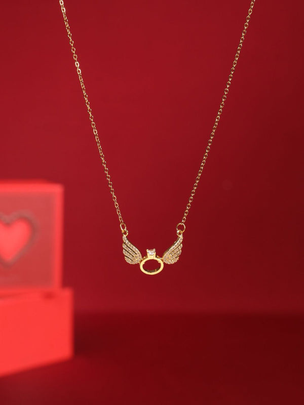 SALTY Women Angel Wings Necklace