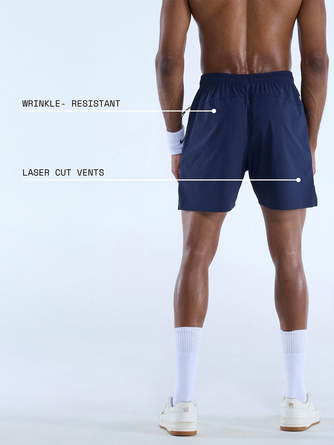 Navy Train-in shorts