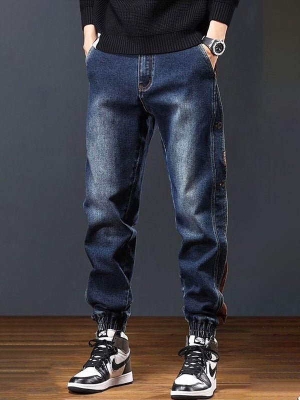 Men Relaxed Fit Mid-Rise Light Fade Jeans