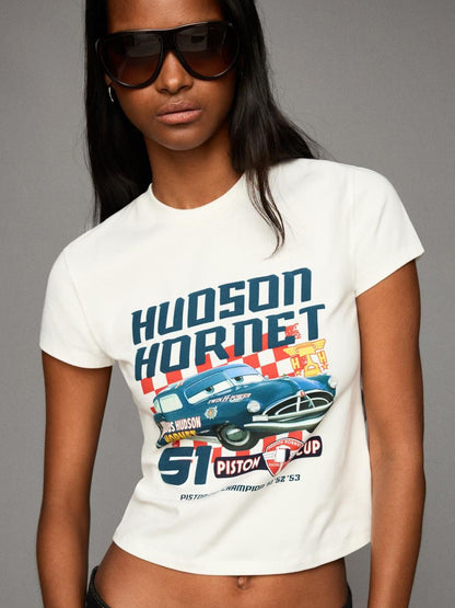 Cars short sleeve print T-shirt