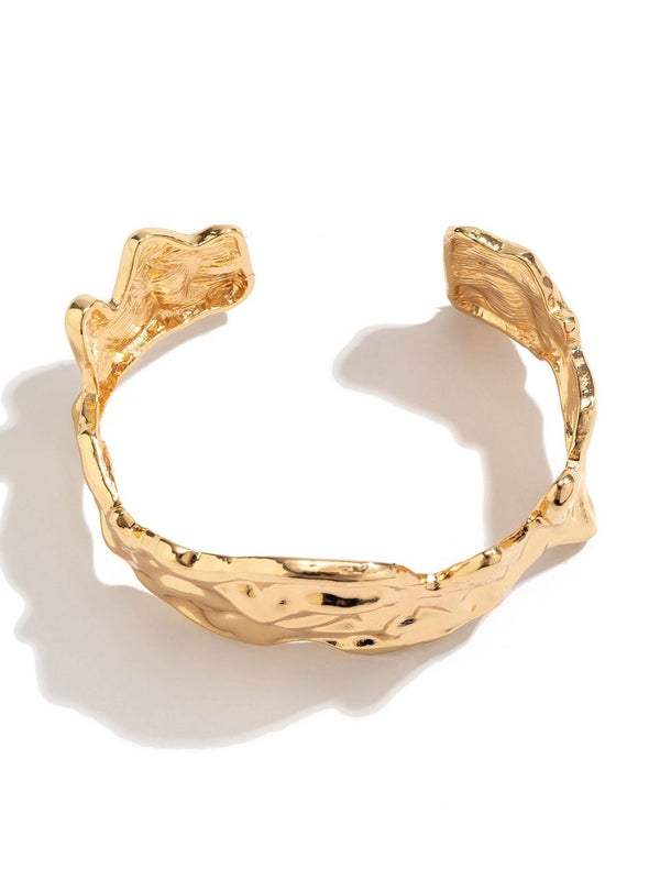 Men Hand Painted Gold-Plated Kada Bracelet