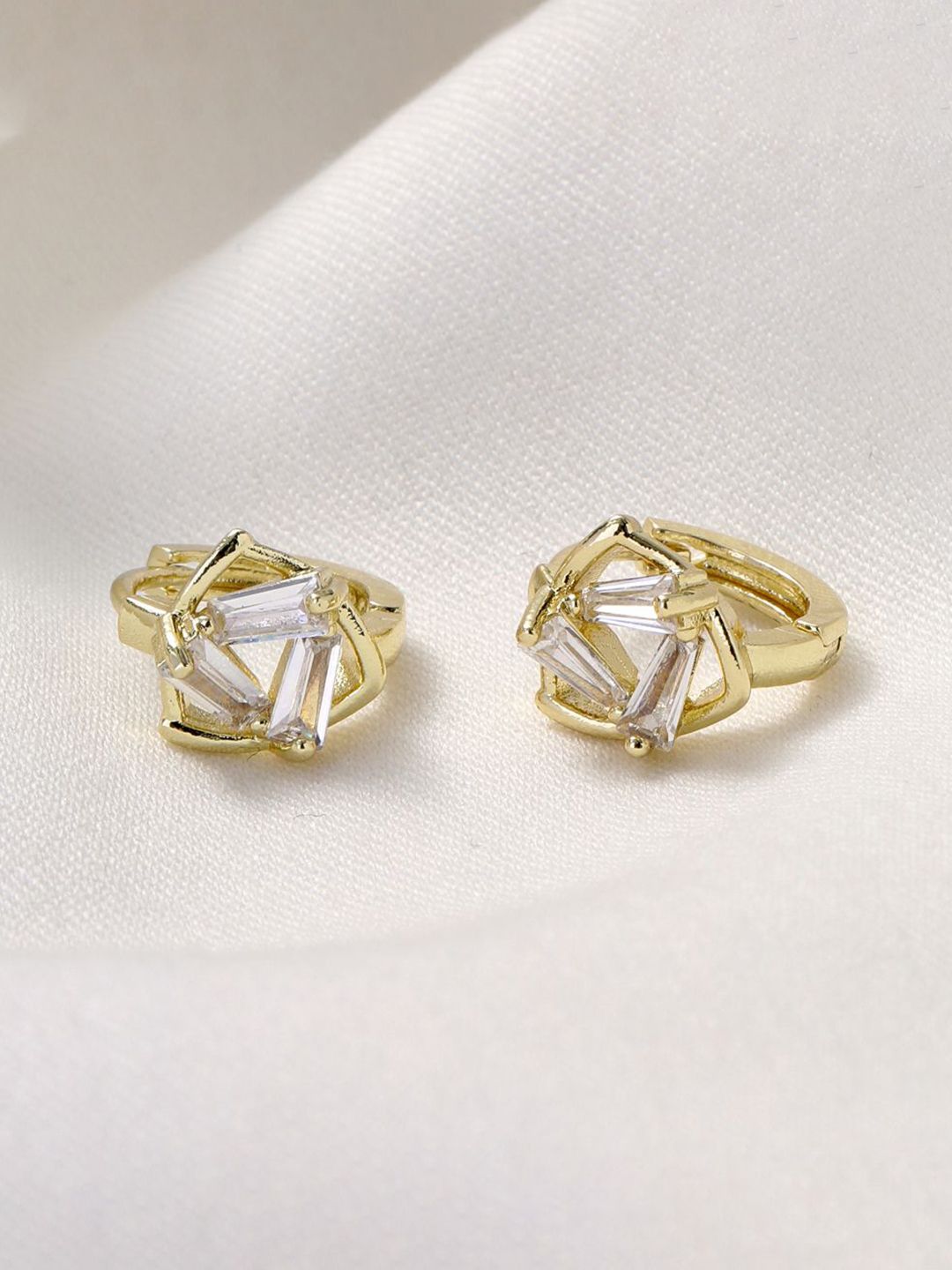 SALTY Isla Gold-Plated Contemporary Studs Earrings