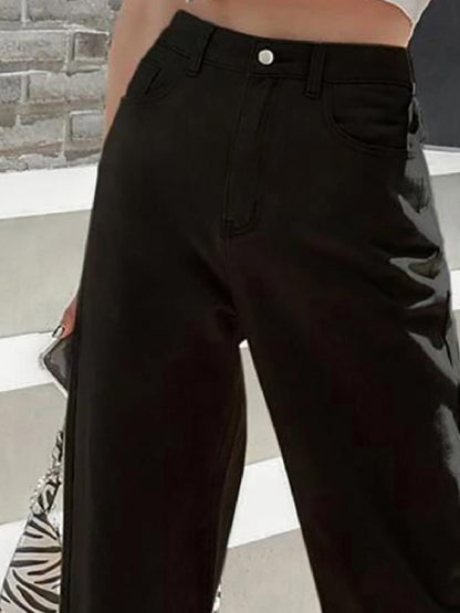 Women Straight Fit Clean Look Stretchable Jeans