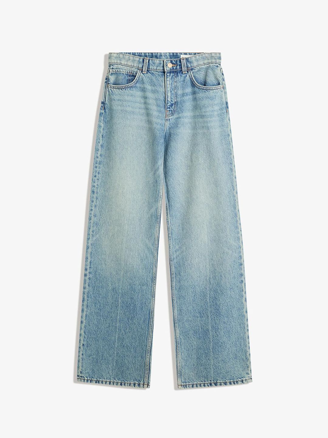 Women Wide-leg Straight Fit Jeans