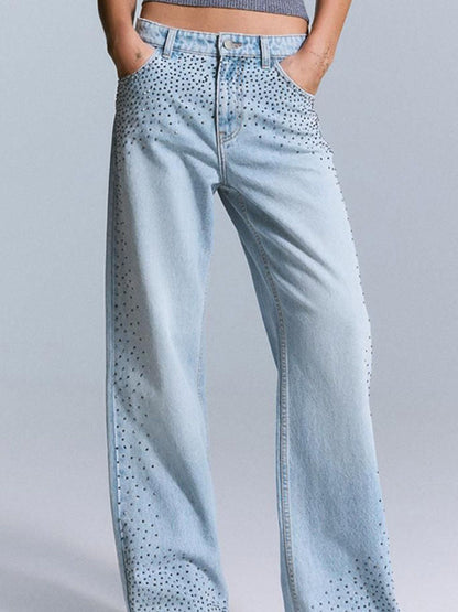 Women straight fit Mid-Rise Light Fade Cotton Jeans