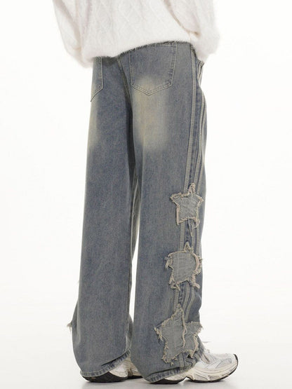 Men Heavy Fade Relaxed Fit Jeans
